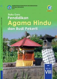 Image of Pendidikan Agama Hindu dan Budi Pekerti VIII : buku guru