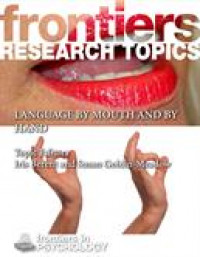 Image of Language by mouth and by hand