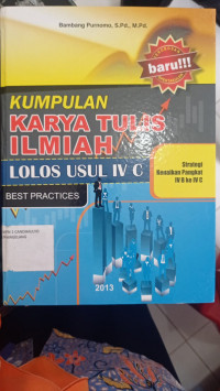 Image of Kumpulan Karya Tulis Ilmiah Lolos Usul IV C Best Practices