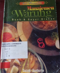 Image of Manajemen Warung =Buah & Sayur Olahan