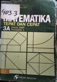 Image of Matematika Tepat dan Cepat 3A