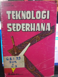 Image of TEKNOLOGI SEDERHANA