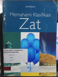 Image of MEMAHAMI KLASIFIKASI ZAT