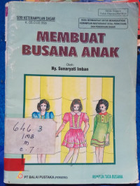 Image of MEMBUAT BUSANA ANAK