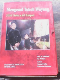 Image of Mengenal Tokoh Wayang Jilid Satu